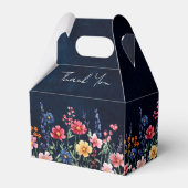 Wildblume Rustikale Hochzeit der Boho-Seestreitkrä Geschenkschachtel (Vorderseite)