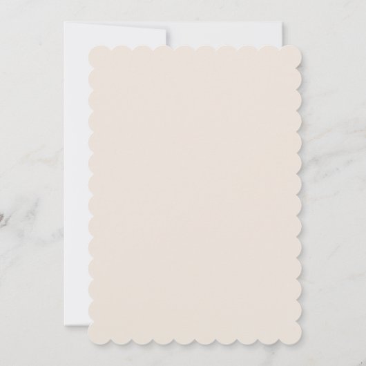 Wildblume Rustikale Wildblume Hochzeit Einladung (Rückseite)