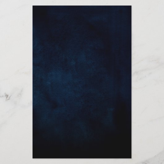 Wildblume Rustikales Boho Blumenmenü (Rückseite)