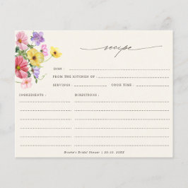 Wildblume Rustikales Chic Floral Brautparty Rezept