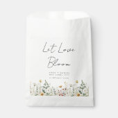 Wildblume Saatgut Gastgeschenk Hochzeit Beutel Geschenktütchen (Vorderseite)