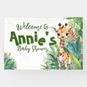 Wildblume Safari: Nature-Inspiriert Kinderdusche Banner (Horizontal)