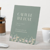 Wildblume Sage Deko Wedding Capture die Liebe Sockelschild (In SItu)