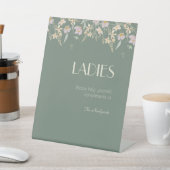 Wildblume Sage Deko Wedding Ladys Badezimmer Sockelschild (In SItu)