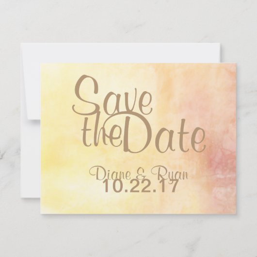 Wildblume Save the Date (Rückseite)