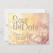 Wildblume Save the Date (Vorderseite)