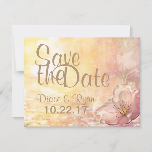 Wildblume Save the Date (Vorderseite)