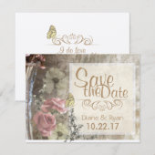 Wildblume Save the Date (Vorne/Hinten)