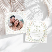 Wildblume Save the Date Foto