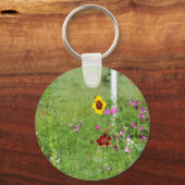 Wildblume Schlüsselanhänger (Vorderseite)