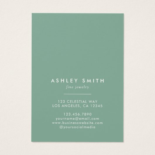 Wildblume-Schlüsselanhänger-Anzeigekarte (Rückseite)