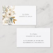 Wildblume Schmuckdesigner Artisan Visitenkarte (Vorne/Hinten)