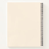 Wildblume schreibt meiner Enkelin Keepake Notizblock (Rückseite)