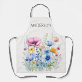 Wildblume Schürze (Vorderseite)