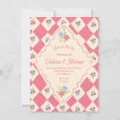 Wildblume Seed Packet handgezeichnete Hochzeit Einladung (Vorderseite)