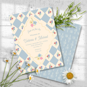 Wildblume Seed Packet handgezeichnete Hochzeit Einladung