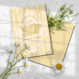 Wildblume Seed Packet Handgezeichnete Probe Abende Einladung