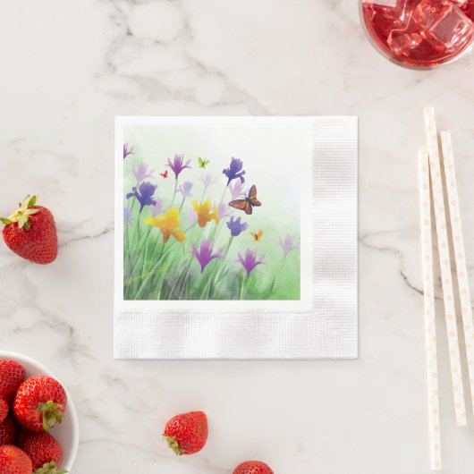 Wildblume Serviette (Beispiel)