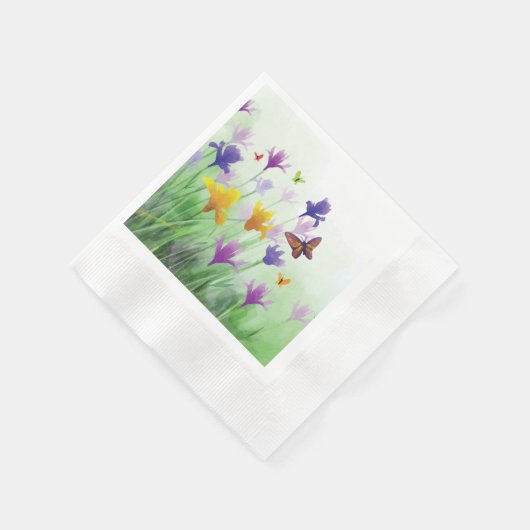 Wildblume Serviette (Ecke)