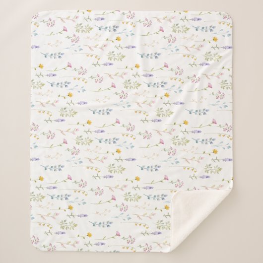 Wildblume Sherpadecke (Vorderseite)