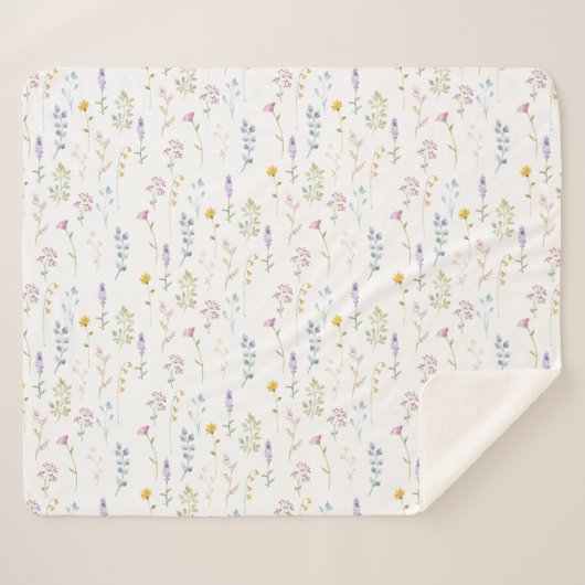 Wildblume Sherpadecke (Vorderseite (Horizontal))