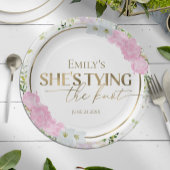 Wildblume Sie bindet das Brautparty am Knoten Pappteller