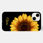 Wildblume Sonnenblumen Case-Mate iPhone Hülle (Rückseite (Horizontal))