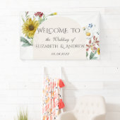 Wildblume Sonnenblumen Schmetterlinge Banner (Insitu)