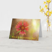 Wildblume Sonnenschein Denken Sie über Ihre Karte (Gelbe Blume)