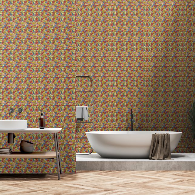 Wildblume Soul Tapete (Badezimmer)