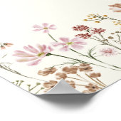 Wildblume Spätabentaucher Kinderduschenspiel Poster (Ecke)