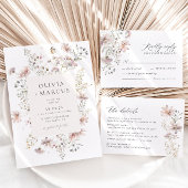 Wildblume speichern das Datum der Einladung