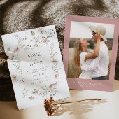 Wildblume speichern das Datum der Einladung