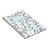 Wildblume-SpiralNotebook Notizblock (Rechte Seite)