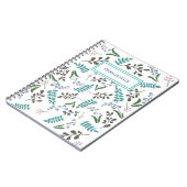 Wildblume-SpiralNotebook Notizblock (Linke Seite)
