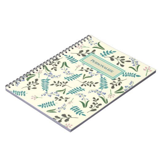Wildblume-SpiralNotebook Notizblock (Linke Seite)