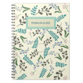 Wildblume-SpiralNotebook Notizblock (Vorderseite)