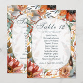 Wildblume Spirit Boho Hochzeitskarte Einladung (Vorne/Hinten)