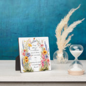 Wildblume Spirit Tabletop Plaque Fotoplatte (InSitu)