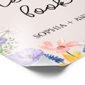 Wildblume Spring Bitte Unterschreiben Sie unser Gä Fotodruck (Ecke)