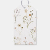 Wildblume Spring Brautparty Girl-Geschenk-Tag Geschenkanhänger (Rückseite)