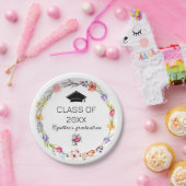 Wildblume Spring Class Abschluss Paper Teller (Party)