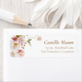 Wildblume Spring Envelope Rücksendeadresse (Insitu)