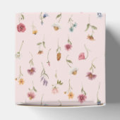 Wildblume Spring Floral Girl Taufe Party Geschenkschachtel (Oben)