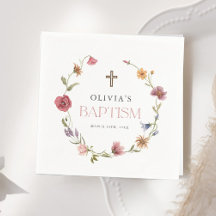 Wildblume Spring Floral Girl Taufe Party