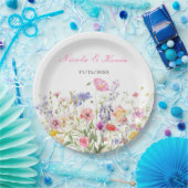 Wildblume Spring Floral Pappteller (Party)