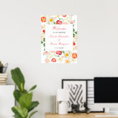 Wildblume Spring Floral Poster (Heimbüro)