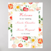 Wildblume Spring Floral Poster (Vorne)