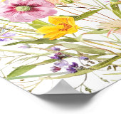 Wildblume Spring Floral Poster (Ecke)