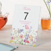 Wildblume Spring Floral Table Sockelschild (In Situ)